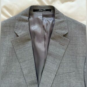 Mango Man, Gray, Slim Fit Suit